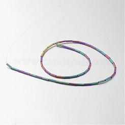 Electroplate Non-magnetic Synthetic Hematite Bead Strands&nbsp;G-F300-37B-F