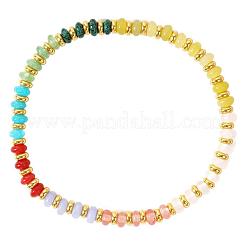 Bohemian Style Natural & Synthetic Gemstone Beads Stretch Bracelets for Women Men&nbsp;GW3673