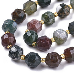 Natural Indian Agate Beads Strands&nbsp;G-T131-77B