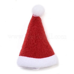 Christmas Hat Velvet Wine Bottle Cover&nbsp;AJEW-M012-01A