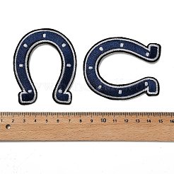 Horseshoe Embroidery Style Cloth Iron on/Sew on Patches&nbsp;PATC-XCP0001-02