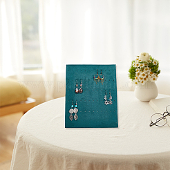 Velvet Earring Organizer Display Stands for Jewelry Display Rack&nbsp;BDIS-WH20002-01B-03