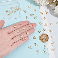 40Pcs Brass Charms&nbsp;KK-UN0002-10