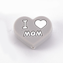 Mother's Day Father's Day Food Grade Eco-Friendly Silicone Focal Beads&nbsp;SIL-N002-10I