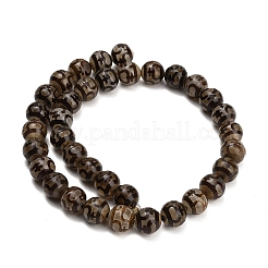 Tibetan Style dZi Beads Strands&nbsp;GG-CBA4812-B06-10MM