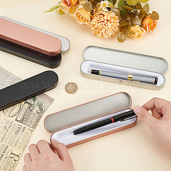 6Pcs 3 Colors Tinplate Tweezers Empty Box with Hinged Lid&nbsp;AJEW-BC0007-11