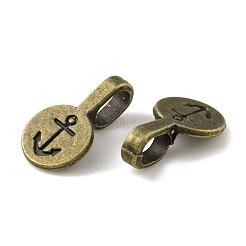 Alloy Glue-on Flat Pad Bails&nbsp;LS-PALLOY-K005-02AB