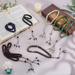 8Pcs 8 Colors Alloy Charm Bracelets&nbsp;BJEW-PH0004-69