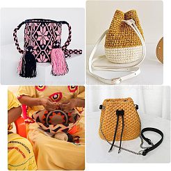 4 Pcs 4 Styles PU Leather Bottom&nbsp;FIND-CA0002-15