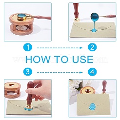 DIY Wax Seal Stamp Kits&nbsp;DIY-CP0003-52C