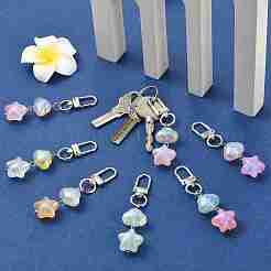 7Pcs Acrylic Pendant Decorations&nbsp;HJEW-YW00278