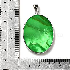Dyed Natural White Shell Cameo Woman Pendants&nbsp;KK-F868-01P-01