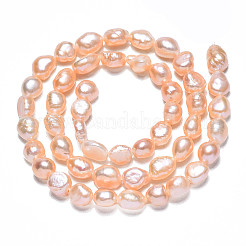 Natural Cultured Freshwater Pearl Beads Strands&nbsp;PEAR-N014-05A