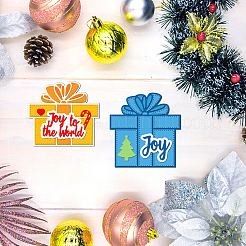 Christmas Theme Carbon Steel Cutting Dies Stencils&nbsp;DIY-WH0309-1215