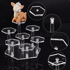 Acrylic Toy Model Display Stand&nbsp;ODIS-WH0001-06A