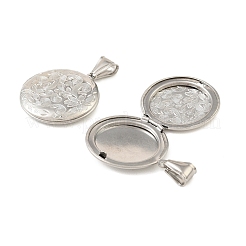 316 Stainless Steel Locket Pendants&nbsp;STAS-K321-10P