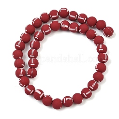 Handmade Polymer Clay Beads Strands&nbsp;PY-CBAEC33-01J