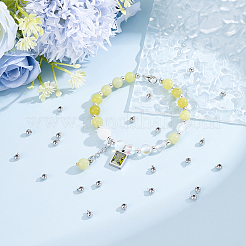 60Pcs Brass Crimp Beads&nbsp;KK-PH0015-13P