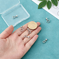 6Pcs 3 Styles Brass Pendant Cabochon Settings&nbsp;KK-PH0015-49P