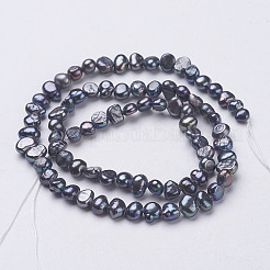 Natural Cultured Freshwater Pearl Beads Strands&nbsp;PEAR-P002-53A
