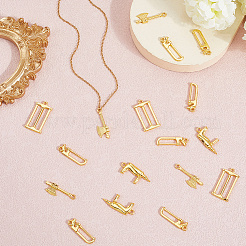 60Pcs 4 Style Alloy Charms&nbsp;FIND-BBC0004-25