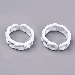 Spray Painted Alloy Cuff Rings&nbsp;X-RJEW-T011-29G-RS