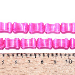 Dyed Natural Selenite Beads Strands&nbsp;G-T138-234B