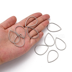 Tarnish Resistant 304 Stainless Steel Linking Rings&nbsp;X-STAS-T047-16C