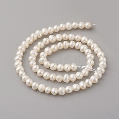 Natural Cultured Freshwater Pearl Beads Strands&nbsp;PEAR-G007-33