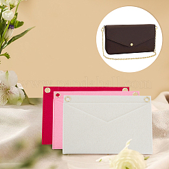 3Pcs 3 Colors Wool Felt Purse Organizer Insert&nbsp;FIND-WR0006-58