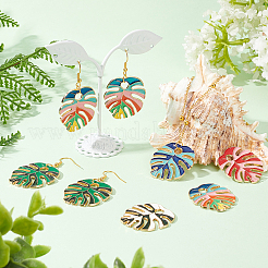 DIY Leaf Drop Earring Making Kit&nbsp;DIY-PH0006-38