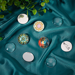 DIY Blank Dome Brooch Making Kit&nbsp;STAS-UN0044-51