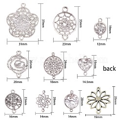 Tibetan Style Alloy Links&nbsp;TIBE-SC0002-04
