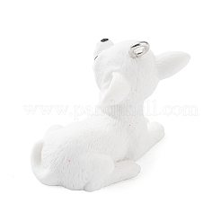 Opaque Resin Dog Pendants&nbsp;LS-RESI-P033-A03