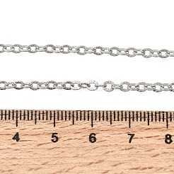 12Pcs 2.8MM 304 Stainless Steel Textured Cable Chain Necklaces for Men Women&nbsp;NJEW-H093-18P-03