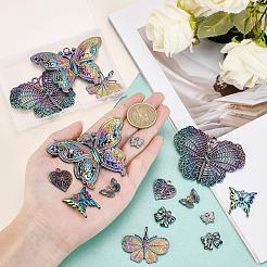 16Pcs 8 Style Plated Alloy Pendants&nbsp;FIND-PH0001-58
