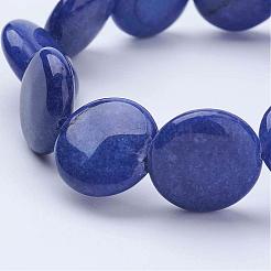 Natural Lapis Lazuli(Dyed)  Beads Stretch Bracelets&nbsp;BJEW-JB02845-01