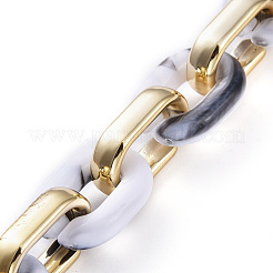 Handmade CCB Plastic Cable Chains&nbsp;AJEW-JB00645-01