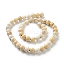 Natural Imperial Jasper Beads Strands&nbsp;G-I122-8mm-22