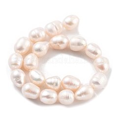 Natural Cultured Freshwater Pearl Beads Strands&nbsp;PEAR-P062-15B
