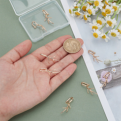 Brass Pendant Bails&nbsp;KK-BC0014-25G