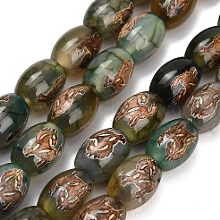 Natural Agate Beads Strands&nbsp;GG-CBA4812-A01-10x14MM