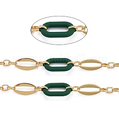 Handmade Brass Oval Link Chains&nbsp;CHC-H102-16G-D