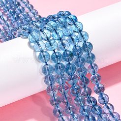 Natural Quartz Crystal Beads Strands&nbsp;G-G099-8mm-21