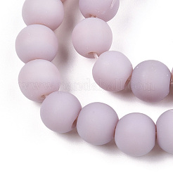 Opaque Glass Beads Strands&nbsp;GLAA-T032-P8mm-MD07