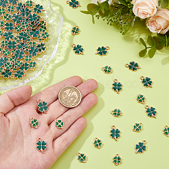 100Pcs 2 Styles Alloy Enamel Pendants&nbsp;ENAM-DC0002-06