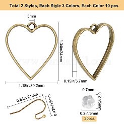 DIY Dangle Earrings Making Kits&nbsp;DIY-SC0001-78-RS