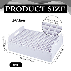 204 Holes PVC Pen Holder&nbsp;AJEW-PH0010-16A