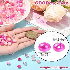 DIY Pink Series Necklace & Bracelet Making Kits&nbsp;DIY-CJ0001-76