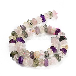 Natural Mixed Quartz Beads Strands&nbsp;G-D091-A04